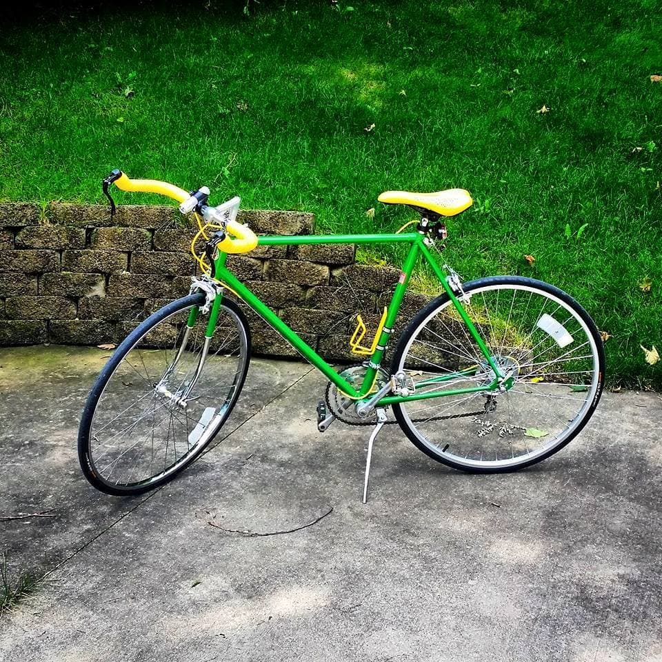 Restored Schwinn bicycle